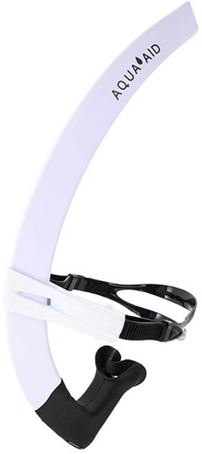 아쿠아에이드 센터스노클 자세교정 수영훈련 센타스노클, 화이트블랙