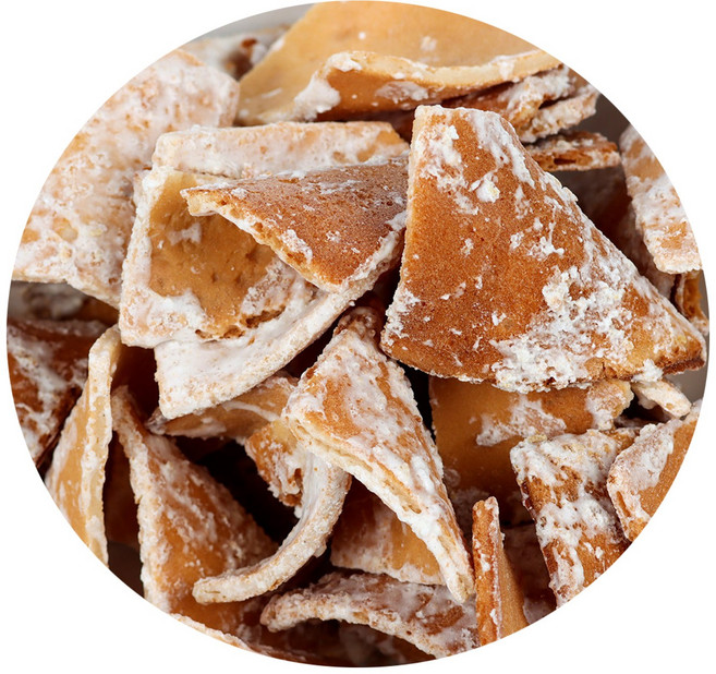 [혁신의 전통 간식] 20년전통 뻥튀기곡물나라 사근사근 생강 과자 고소하고 달콤한 건강 간식 한국 전통 과자, 1개, 190g