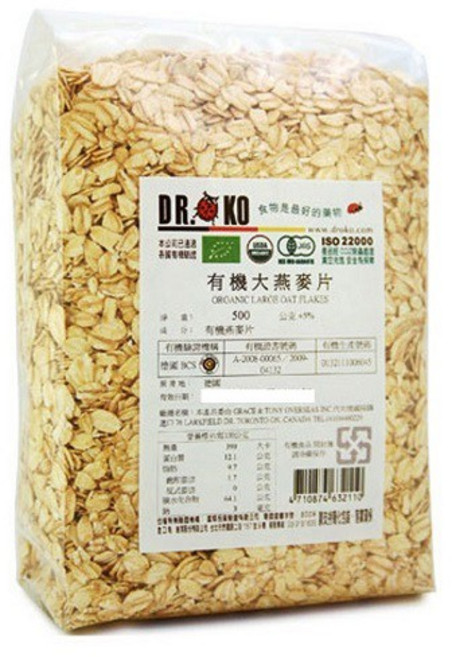 DR.OKO德逸 有機大燕麥片, 1個