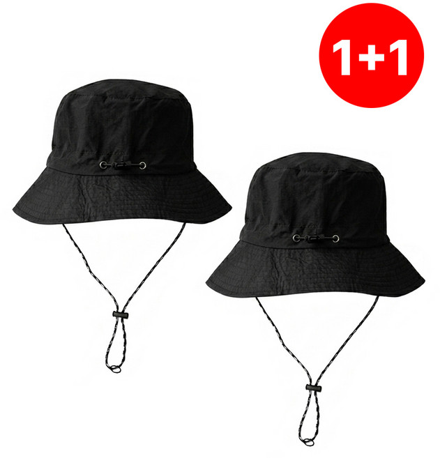 모아무어 남여공용 버킷햇 자외선차단 방수모자 2P