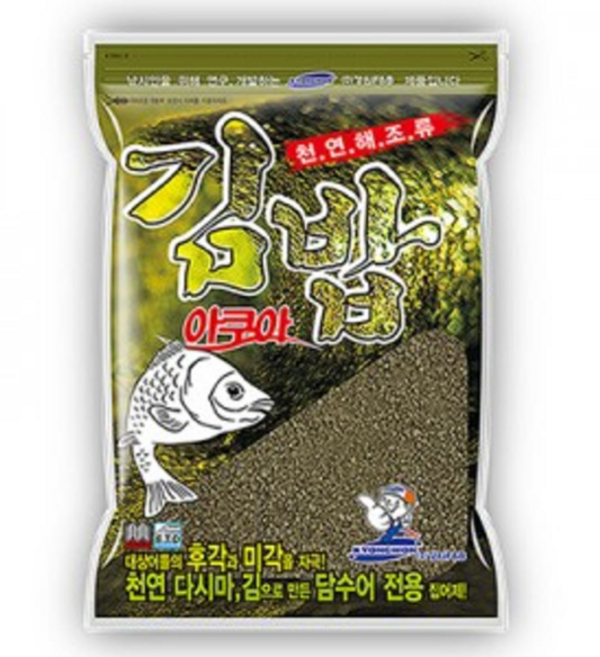 경원 김밥 해조류 어분 붕어 잉어 향어 집어제 민물낚시 떡밥, 380g, 1개