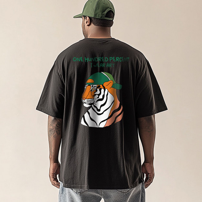 O.H.P 작품을 입는다. 빅사이즈 남녀공용 오버핏 반팔티 HARMONIA BEST 4(S~4XL )