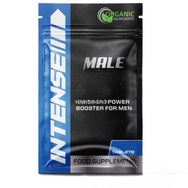 HUMAKEllc [영국] 인텐스불루 포뮬러 남자 활동 에너지 케어 휴대 편리한 지퍼패키지 허브 보조제, 1개, 15정