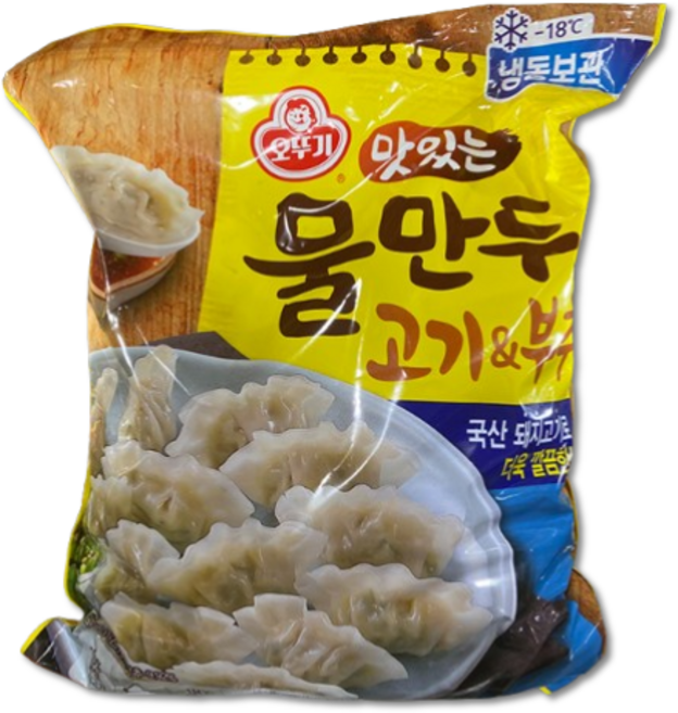 [코스트코] 오뚜기 맛있는 물만두 2.4KG 아이스박스+아이스팩 /냉동식품, 1개