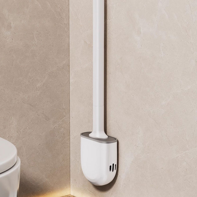 휴핏트 깔끔정리 틈새청소 화장실 실리콘 청소솔, 화이트, 1개