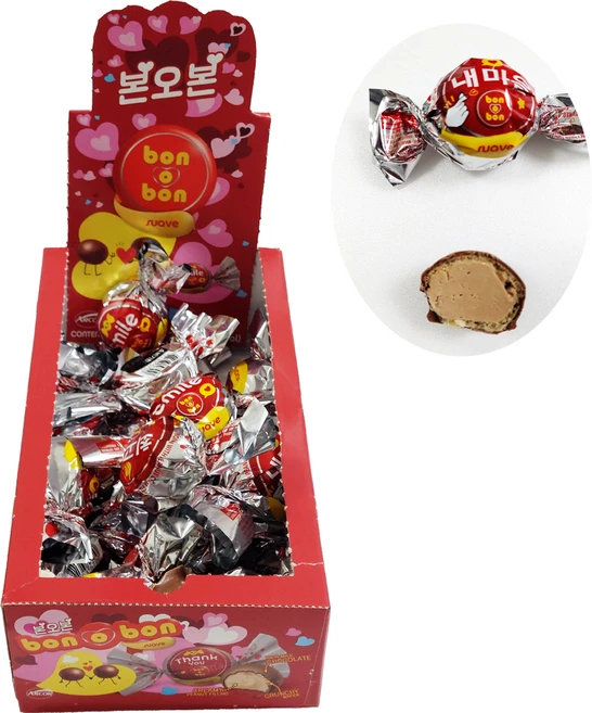 본오본 수아브 초콜릿, 15g, 18개 - 쿠팡