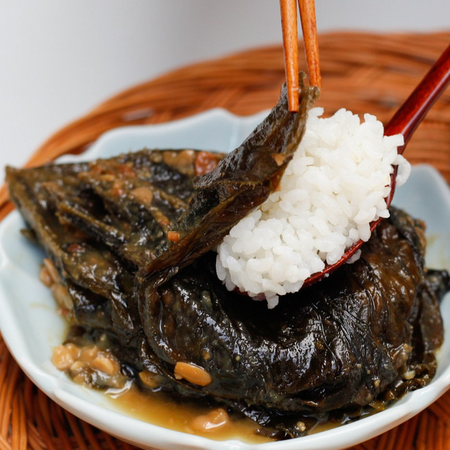 된장 콩잎 장아찌 1kg 맛난반찬 순창 이기남, 1개