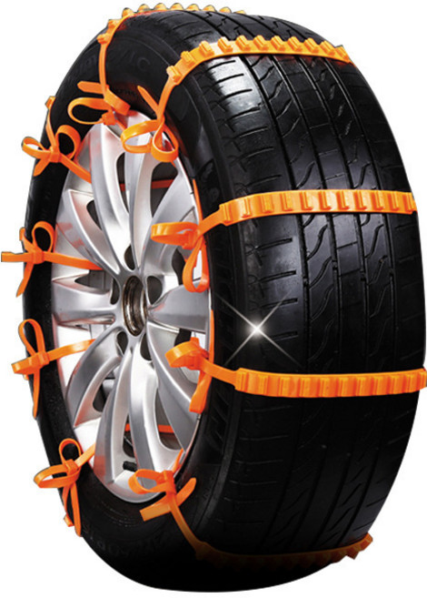씨티엔 스노우 체인 케이블타이형 40개 승용차 suv 범용 휴대용 간편설치, 1세트