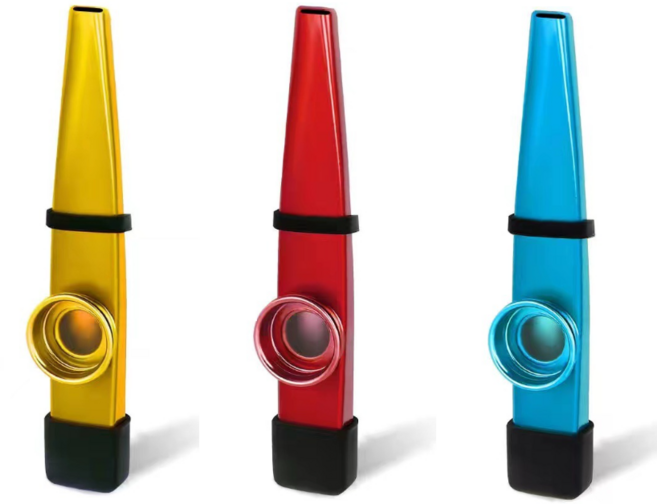 고급 메탈카주 3개세트 카쥬악기(떨림막 3개증정), 옵션2-레드/골드/블루, 1개