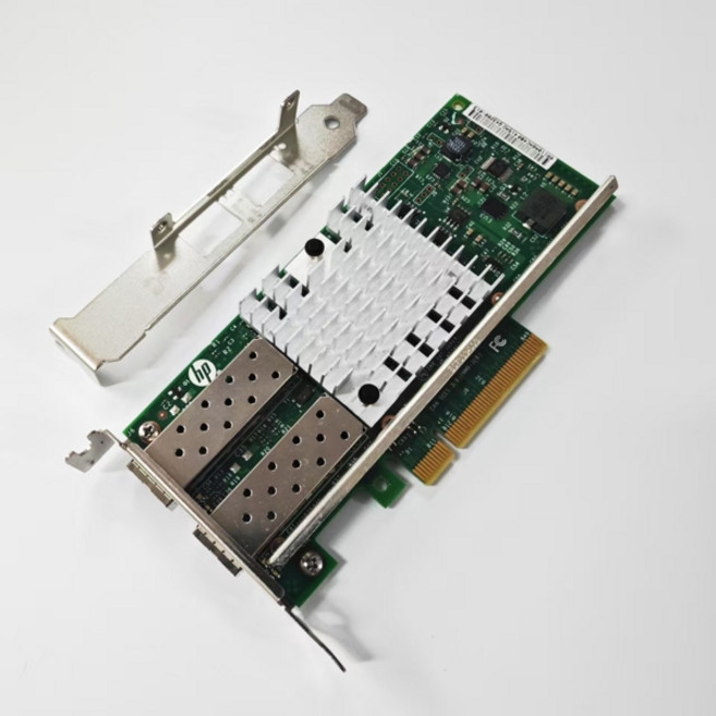 Intel X520-DA2 10Gb SFP PCI-E 네트워크 카드 NIC Intel 82599ES 칩 듀얼 SFP 포트 PCI Express X8 이더넷 포함, 6)HP X520 Standard