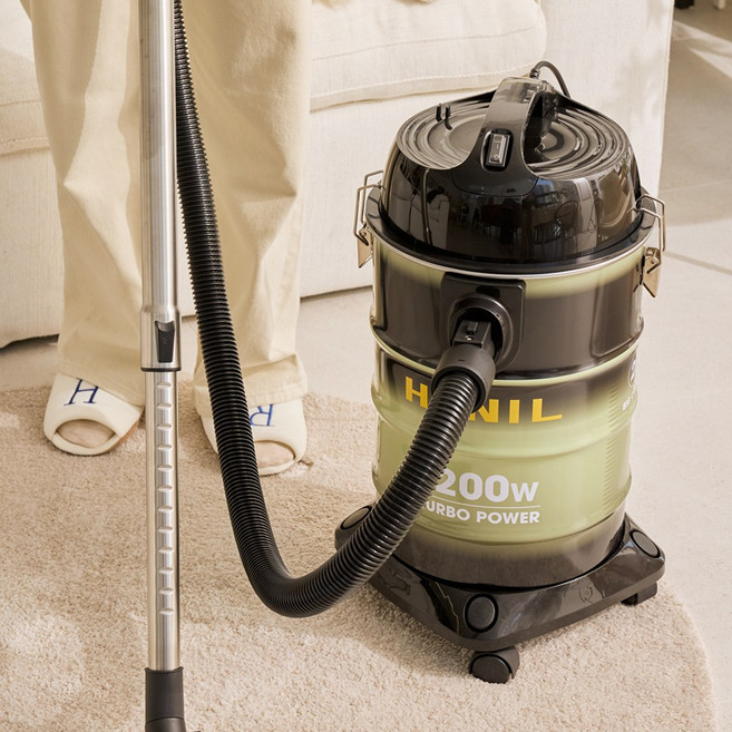 한일전기 업소용 건습식 청소기 대용량 세차장 사무실 대형 매장 청소기, 블랙, 건습식청소기