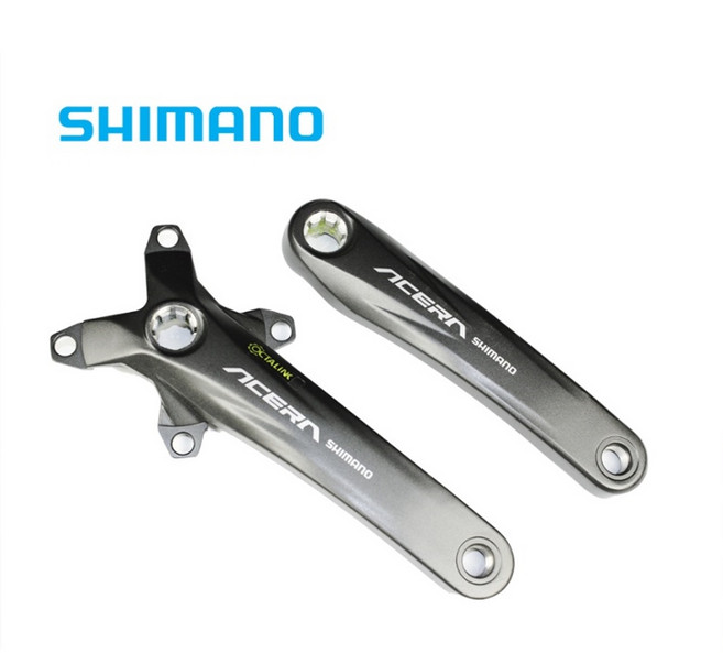 시마노 ACERA M391 크랭크암 BCD130, 블랙, 1개