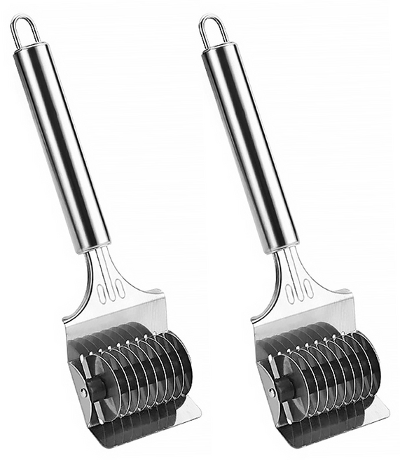 리브문 스테인리스 가정용 수동 롤러 제면기, 2개