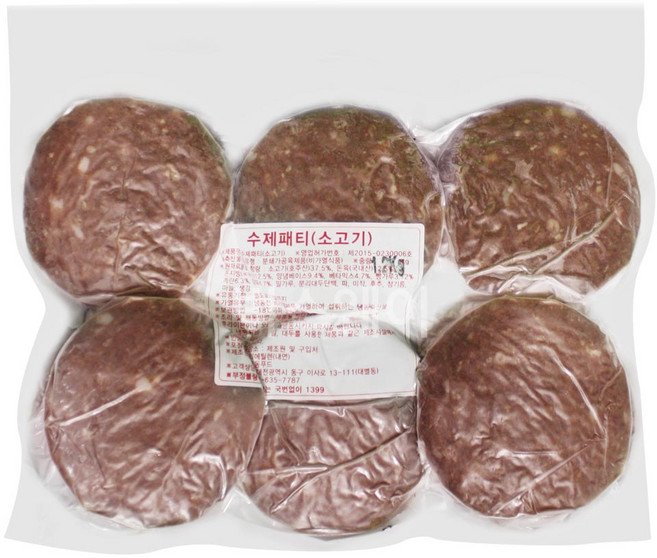동양냉동 수제 소불고기패티 1.2kg, 1개