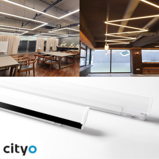 레일라인 조명 씨티오 T7 LED 네모트랙등 600mm 20W 매장등 상가등, 전구색(3000K), 화이트바디, 900mm(25w), 1개