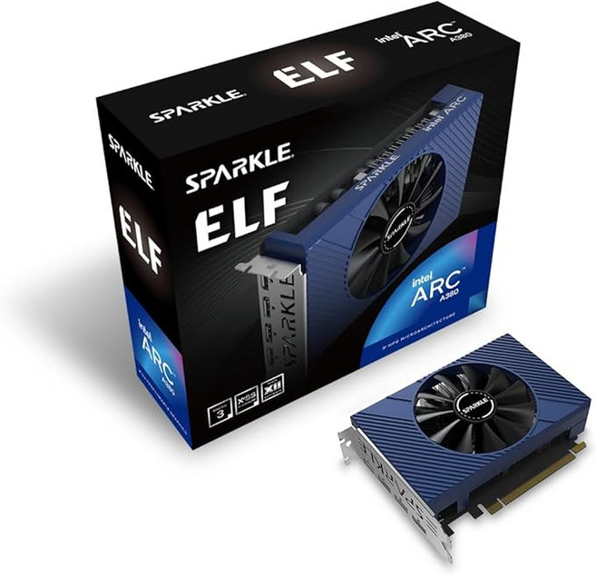 스파클 Intel Arc A380 ELF 그래픽카드 SA380E-6G, 아크 A380 ELF
