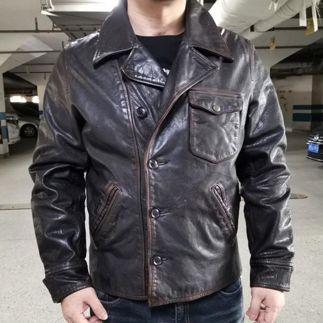가죽점퍼 재킷 겨울 레더 블루종 바이크 캐주얼 오토바이 자켓 남자 가을 라이더 남성