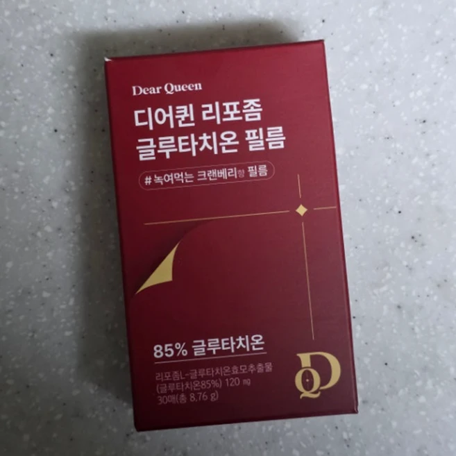 프롬바이오 디어퀸 리포좀 글루타치온 필름 식약청인증 밀크세라마이드 콜라겐 함유 HACCP, 30회분, 1박스 - 쿠팡