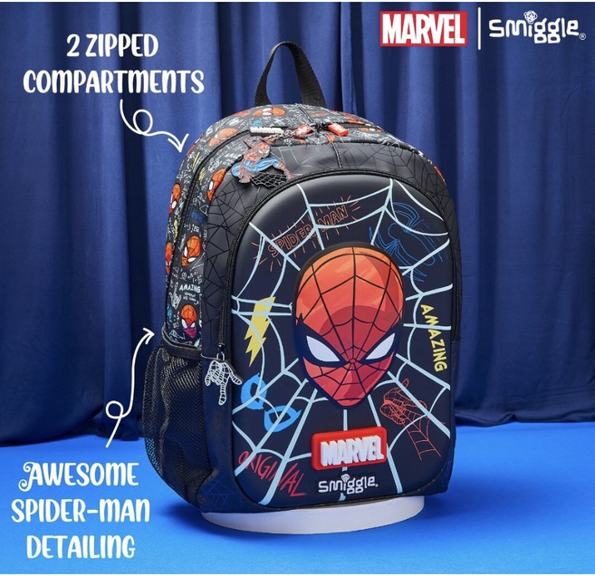 스미글 스파이더맨 Spider-man 학생용 백팩 호주정품