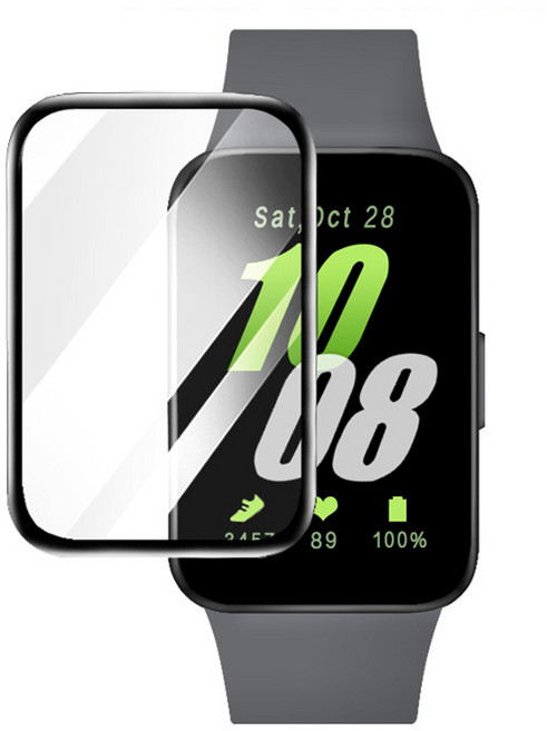 갤럭시핏3 액정보호필름 풀커버 강화유리 galaxy fit3, 2개