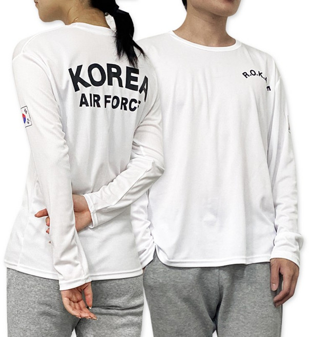 메이크잇 ROKAF 로카티 긴팔티 긴팔 티셔츠 화이트 2개