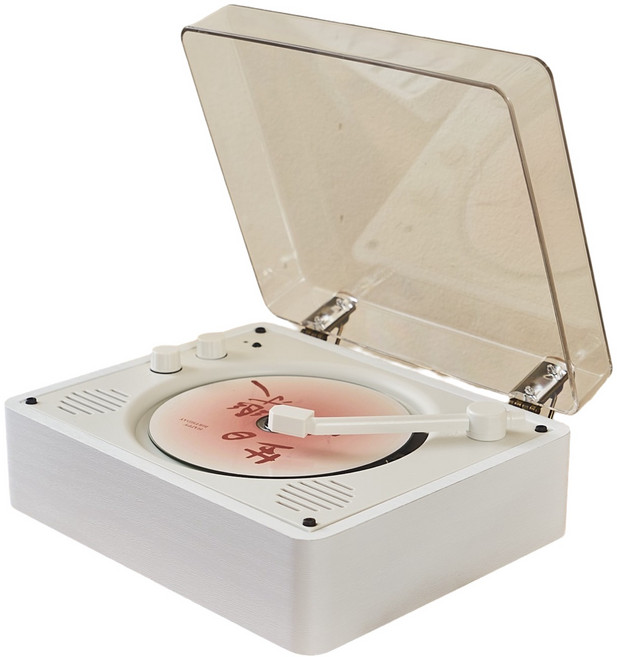 狄倫思 CD播放器 藍芽 台灣實體店家 CD Player 唱片機 隨身聽, 白木紋