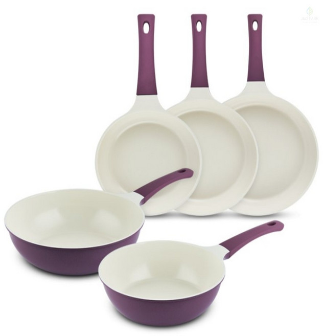 제이앤디리빙디자인 세라믹 코팅 프라이팬 인덕션프라이팬, 웍팬 24cm