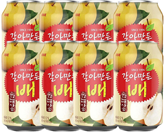 해태음료 갈아만든 배, 340ml, 8개