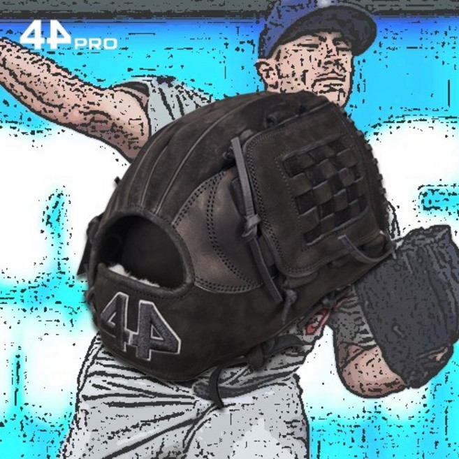 44 KPGM-201 투수/올라운드 글러브 (LA 다저스 에반 필립스 게임모델), 우투(왼손 착용), 1개, 블랙