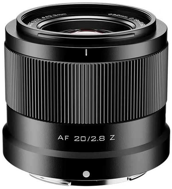 빌트록스 A7M3 A7CII ZVE1 A7CR 니콘 Z-마운트 AF 20mm F2.8 FE/Z 소니 자동 초점 풀프레임 초광각 렌즈, 블랙
