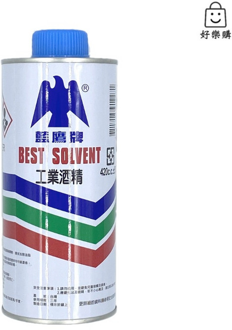 藍鷹牌 工業酒精 420cc, 1個