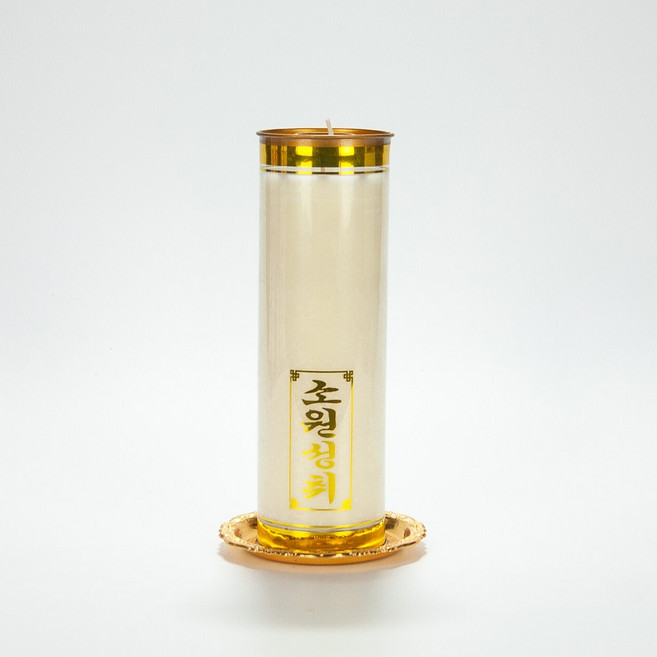 [박스단위] 식물성 팜유초 5일초(1박스 25개) 케이스초 기도초 식물성초 법당용초 제사용초 연화양초, 25개