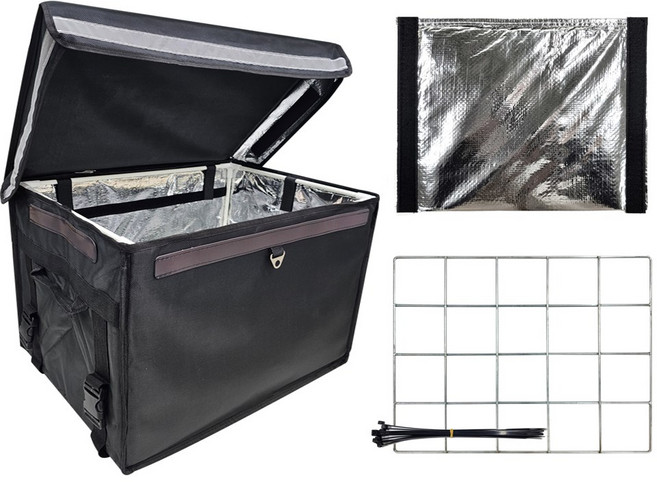 트레벨로 자석형 풀세트 보온보냉 자전거 오토바이 배달가방 탑박스