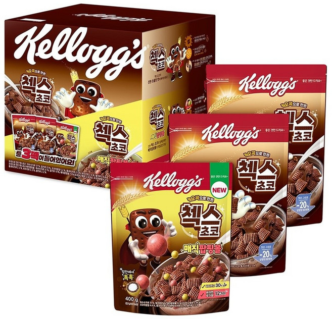 켈로그 첵스초코 콤보팩 570g x 2, 2개