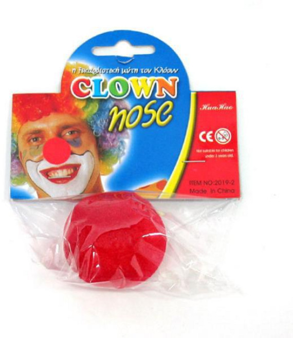 스폰지코 크리스마스 파티 삐에로 루돌프 분장 코 장식, (소)