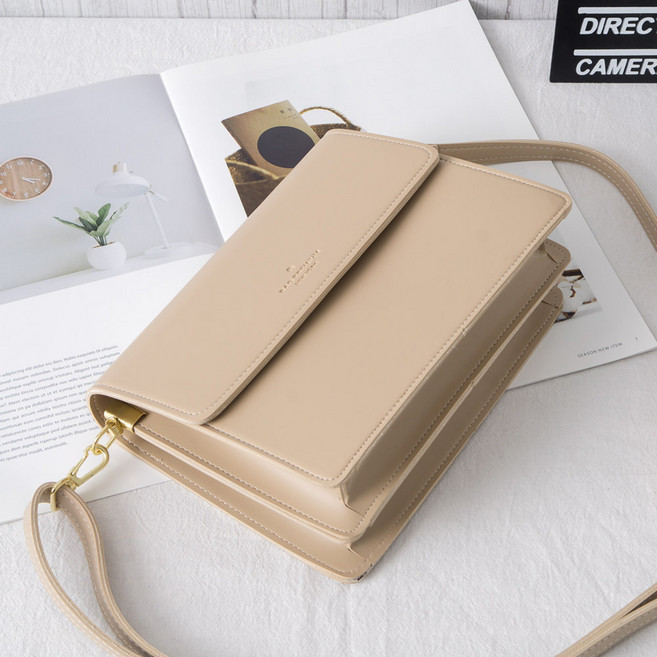 엔도르시 여성용 심플 아코디언 스퀘어백 EBA033