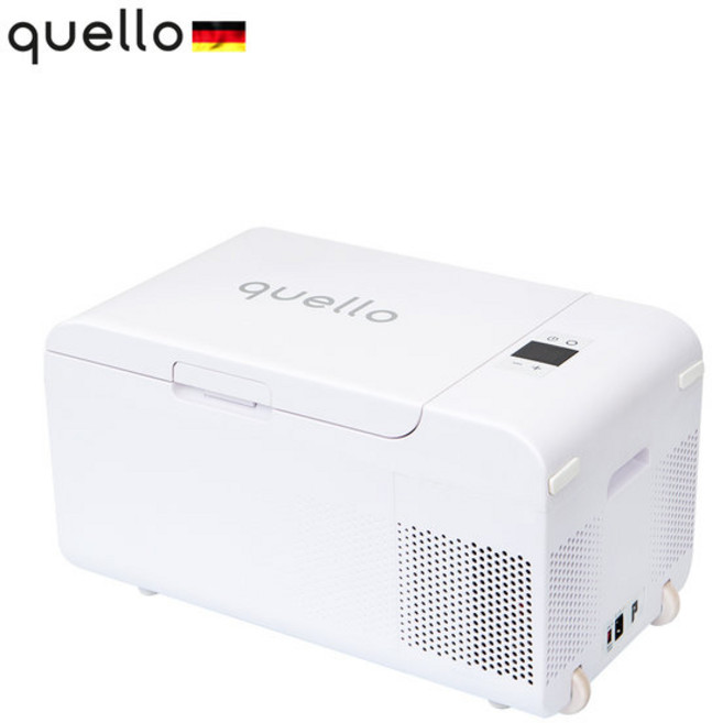 큐엘로 차량용냉장고 캠핑 자동차 휴대용 12v 냉장고 냉동고 20리터 QUE02