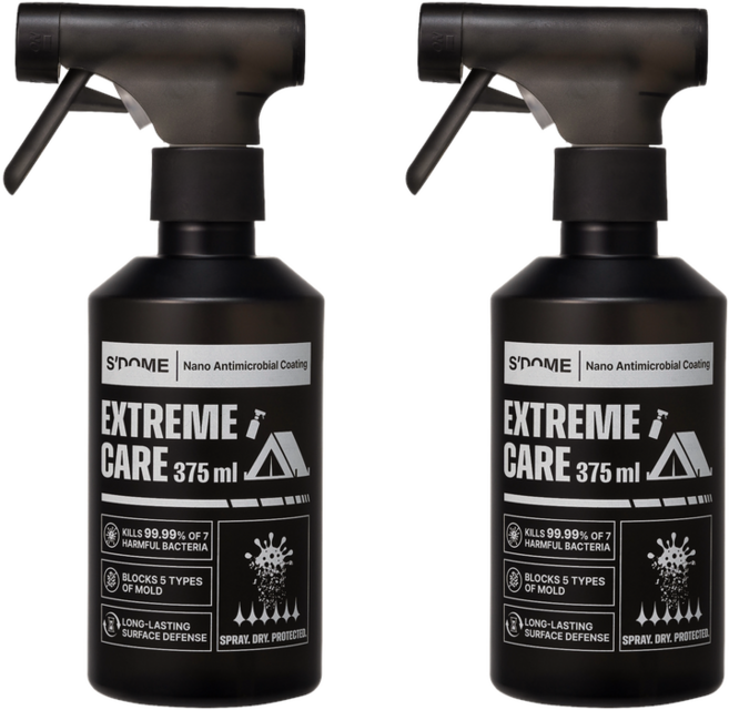에스돔 스프레이 텐트 곰팡이 방지 익스트림케어 스프레이, 2개, 375ml