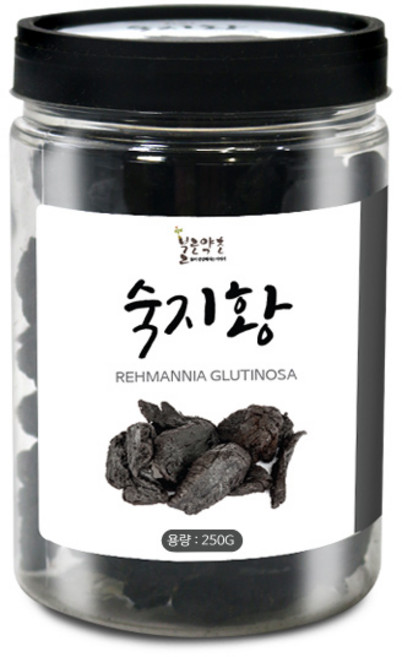 숙지황(중국) 250g(통) 숙지황차 지황뿌리 한방 약재, 숙지황[중국] 250g[통], 1개