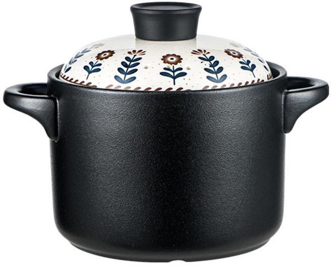 호밍사이 도자기 공법 내열 뚝배기 재료 영양소 손실 없이 국 죽 밥 조리가능, 1개, 15cm