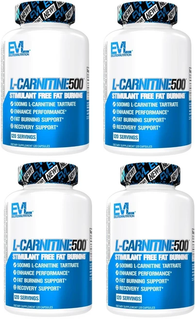 EVL L-카르니틴 500mg 120정X4 - 쿠팡