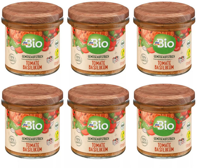 dm 토마토 바질 스프레드 135g x 6개
