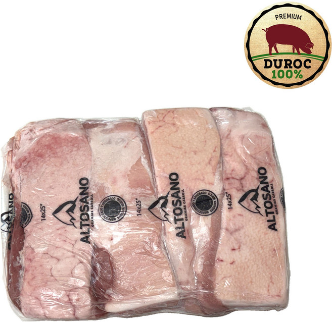 듀록 흑돼지 미추리삼겹_냉동_보쌈용, 16kg, 1박스