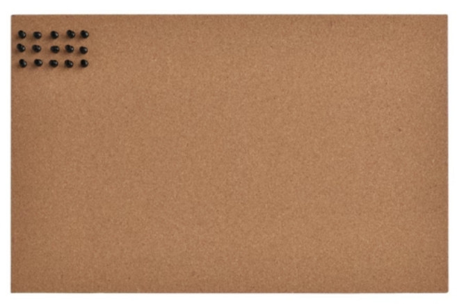 이케아 메모판 코르크 압핀15개 포함 52x33 플뢴사