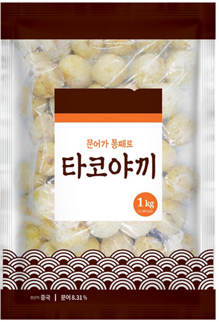 베스트코 문어가 통째로 타코야끼 1kg x 1개