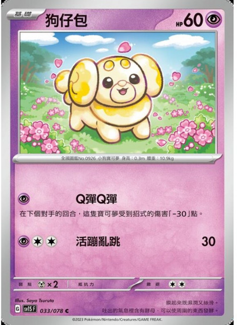 Pokémon 寶可夢集換式卡牌遊戲 狗仔包 單卡