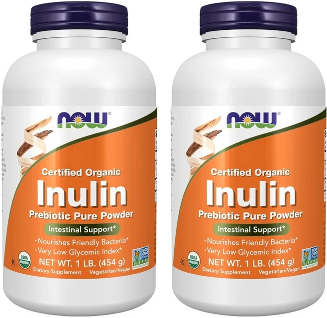 나우푸드 이눌린 프리바이오틱 퓨어 파우더, 454g, 2개 - 쿠팡