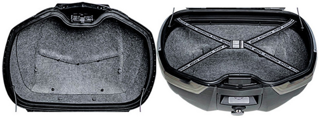 GIVI V47 오토바이 테일 케이스 후면 수화물 트렁크 라이너 패드 상자 내부 보호 장치, [01] Black, 01 Black