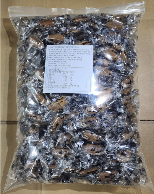 미담제과 땅콩캬라멜 1Kg 옛날땅콩캬라멜, 1개