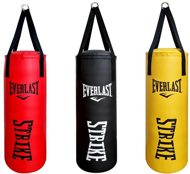 에버라스트 스트라이크 헤비백 83cm 국내 수작업 가정용 샌드백, 블랙